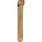 Ekena Millwork Traditional Arts and Crafts Rough Sawn Bracket w/ Offset Brace, Western Red Cedar, 6"W x 44"D x 44"H BKT0604X44X44TRA03RWR - alternate 3